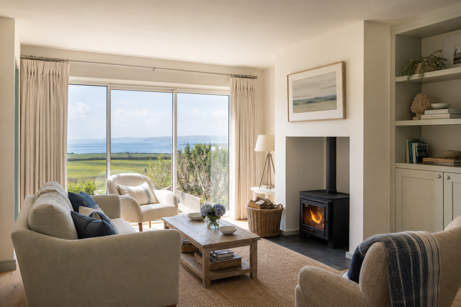 Pwllheli cottage exterior context