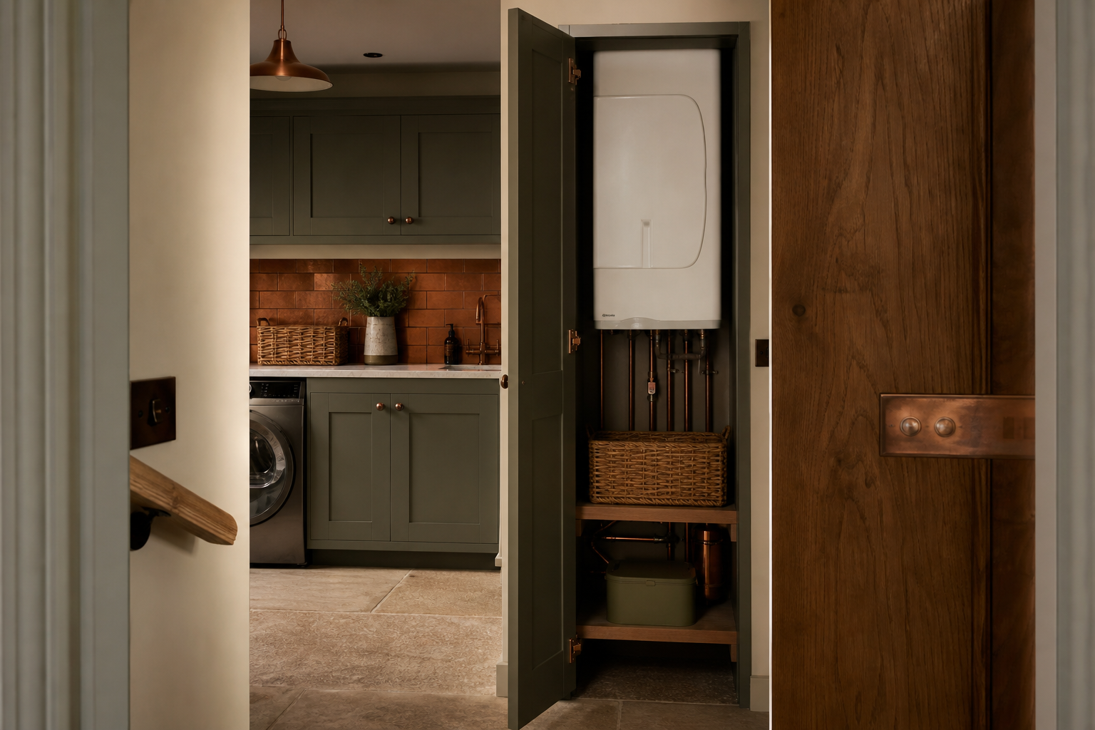 Plant access at Caernarfon cottage